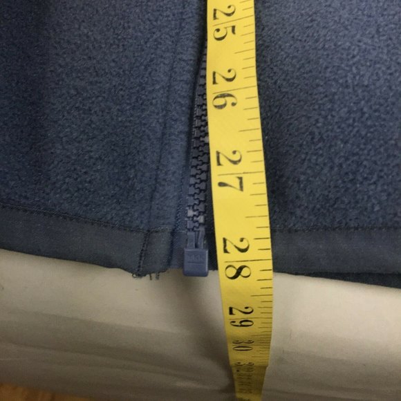 Vineyard Vines Marthas Vineyard Mens Blue Green Full Zip Fleece Vest Size Large - Picture 8 of 8